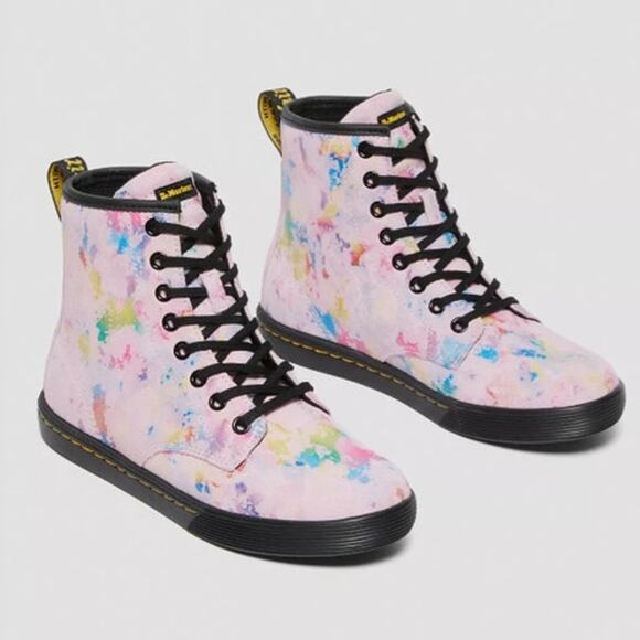 Dr. Martens Shoes - Dr. Martens Sheridan Women's Confetti Suede Casual Boots Size 9 Y2K Whimsygoth